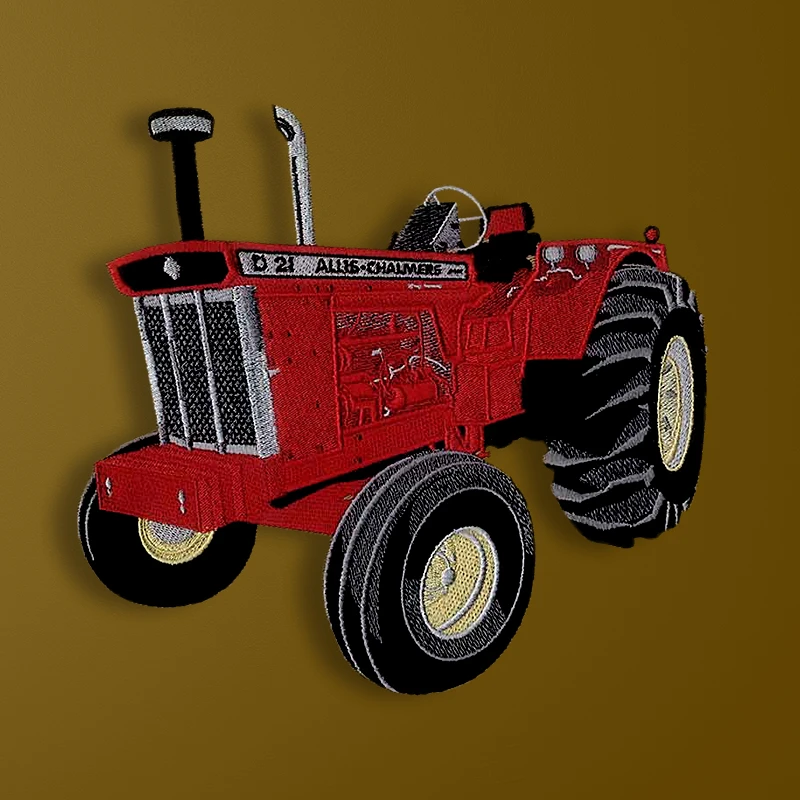 Farm Tractor Embroidery Design